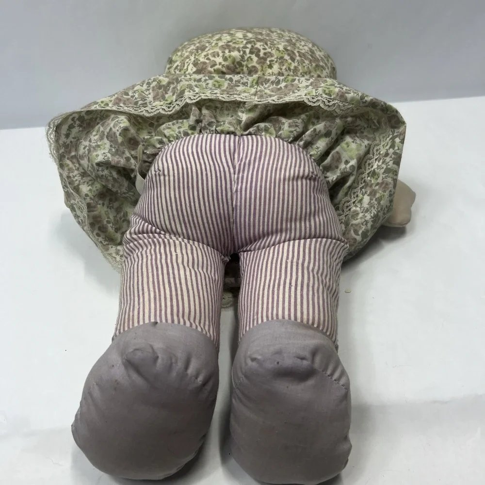 Vintage Plush Doll 1992 New With Tags‎ Pink Hair Floral Dress. PA 3305. Rare!